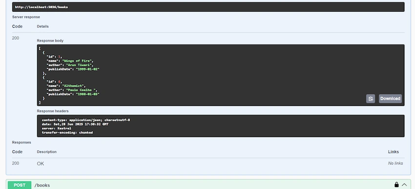 .Net 9 Web API Minimal API with Entity Framework