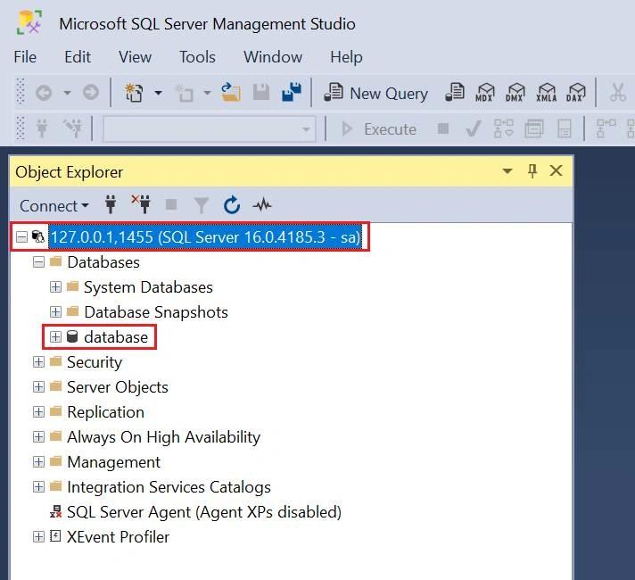 SSMS’s Object Explorer