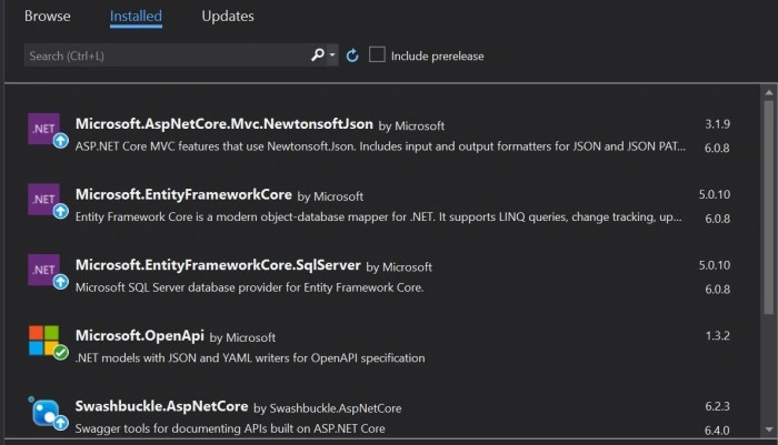 Nuget Packages