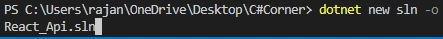 .NET Core API And React In A Single Solution