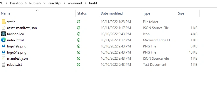 .NET Core API And React In A Single Solution