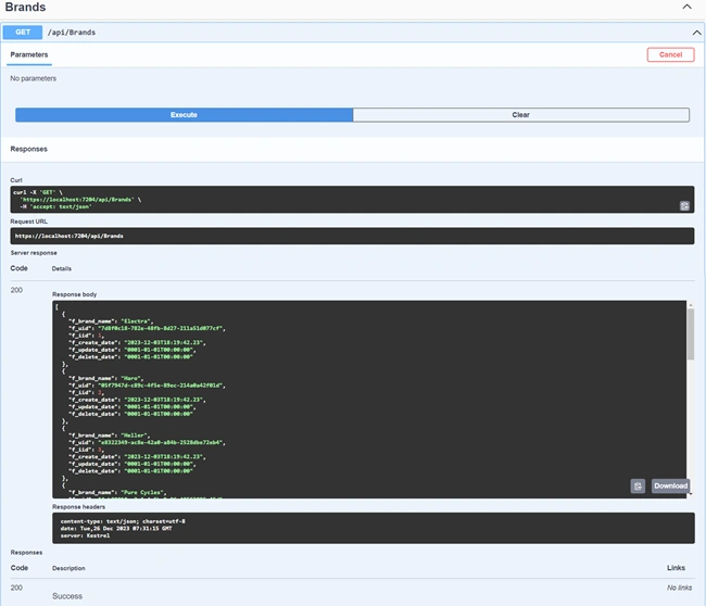Run application