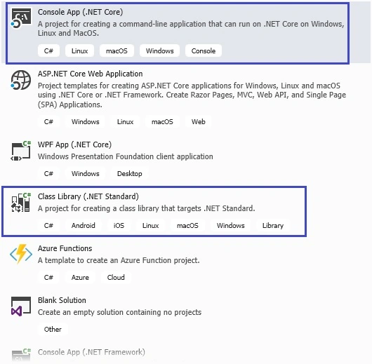 Console app