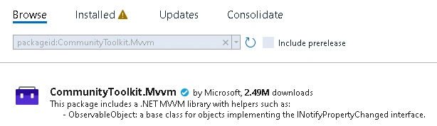 Community Toolkit MVVM