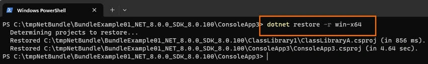 Dotnet restore