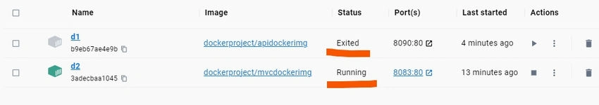 API image container