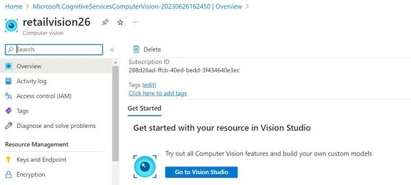 Vision Studio Capabilities