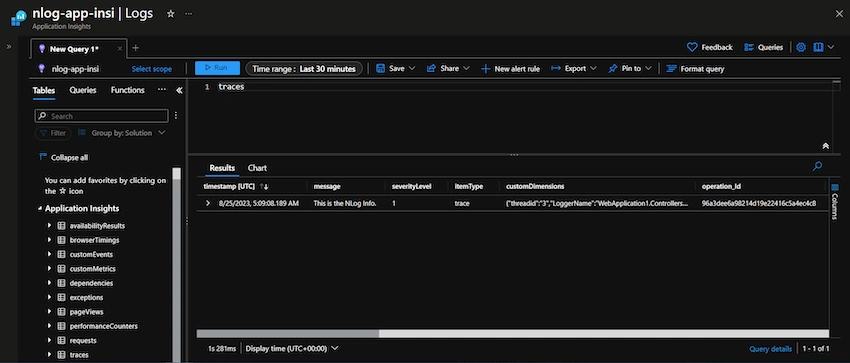 Integrate the Application Insight to the .Net Application
