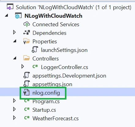NLog With/Without AWS CloudWatch in .Net Core