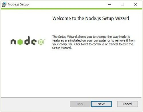Node.js setup