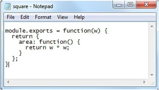 Now create a module