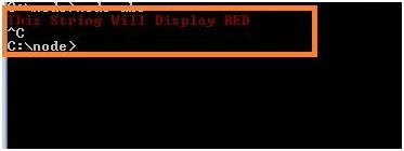 sample output