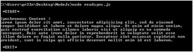 synchronous output