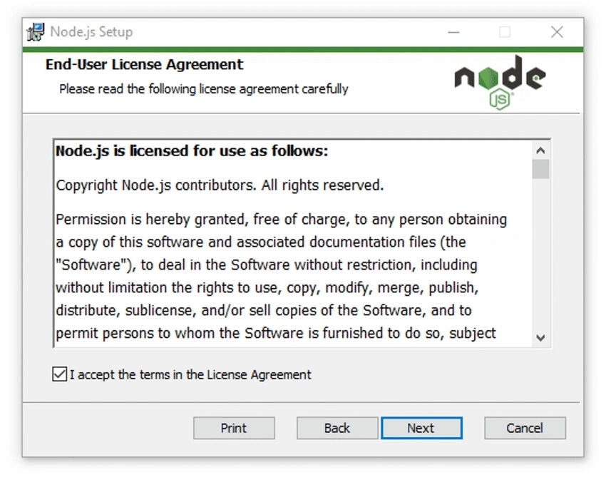 Node.js License Agreement