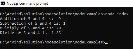 Node.js Module With Examples