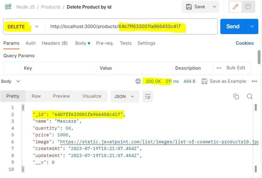 Remove data