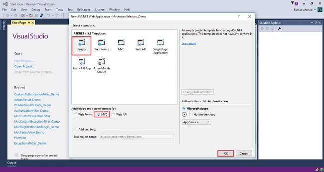 Non Action Selector In ASP.NET MVC
