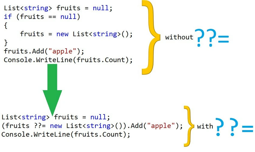 Null coalescing