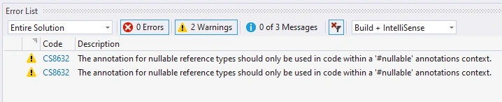 nullable annotations context error