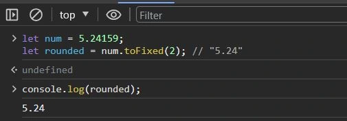toFixed()