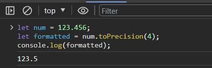 toPrecision() method in JavaScript