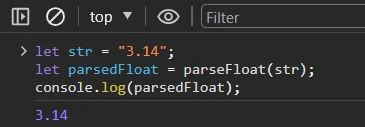 parseFloat()