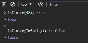isFinite()