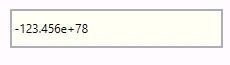Well-formed number