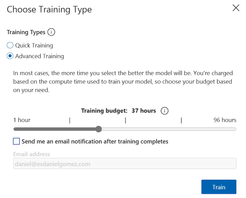 Object detection with Azure Custom Vision