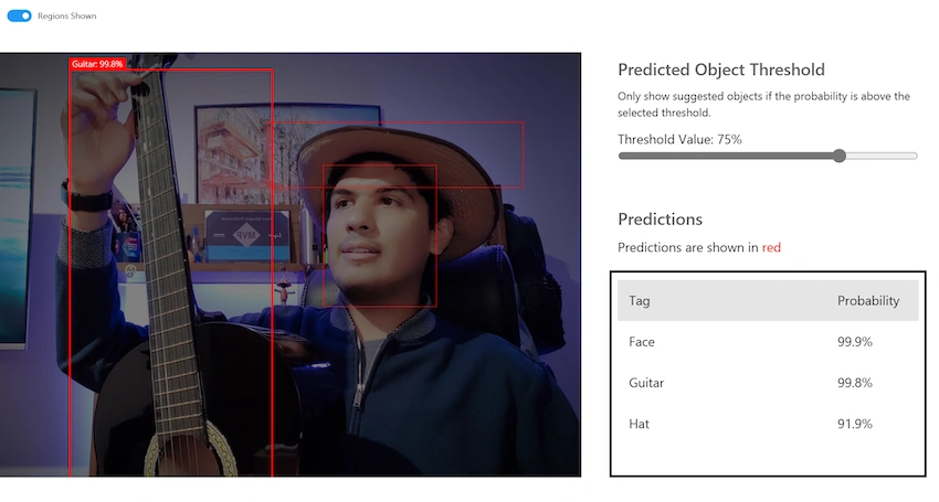 Object detection with Azure Custom Vision