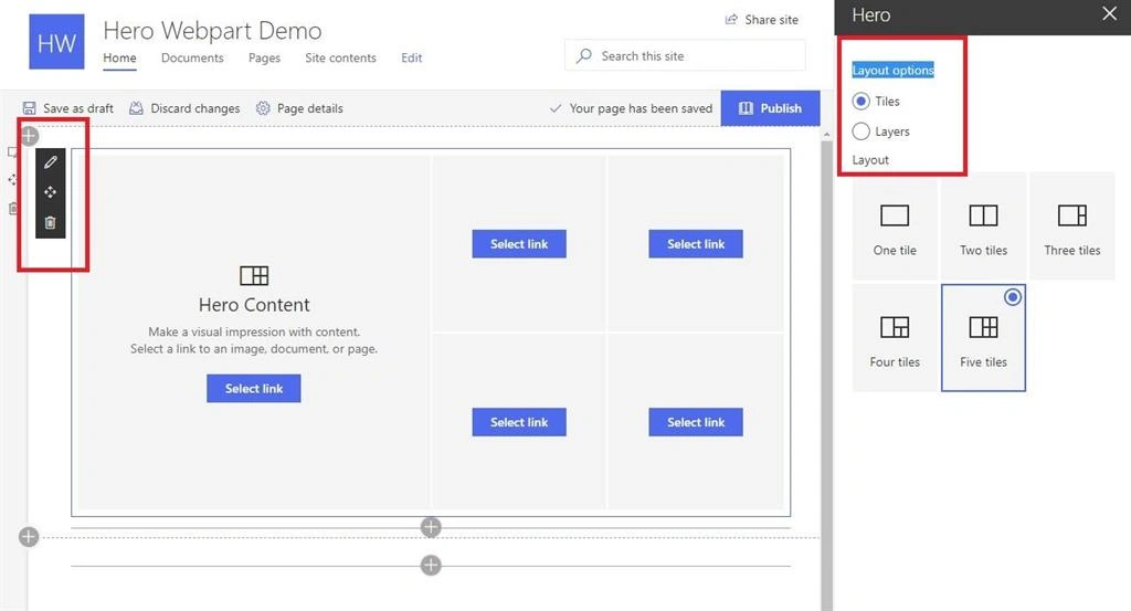 Office 365 - SharePoint Online - Exploring OOB Hero Webpart