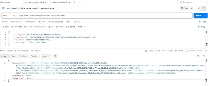 OKTA Token Response