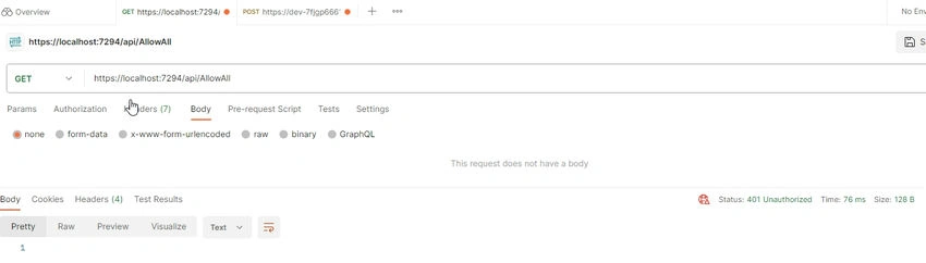OKTA unauthorize response
