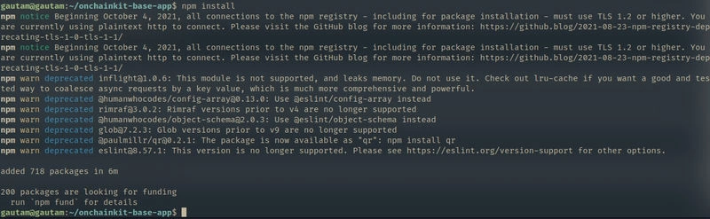Install npm