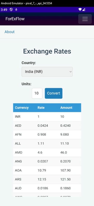 Mobile app