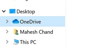 OneDrive folders