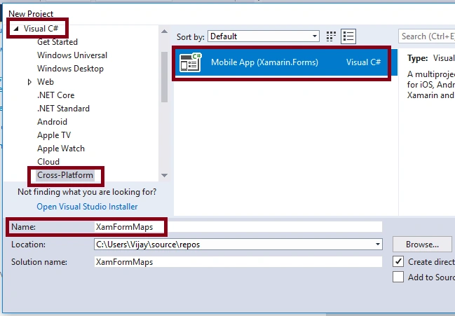 Open A Specific Location Using Maps In Xamarin Forms Application Using Xamarin Essentials For Android And UWP