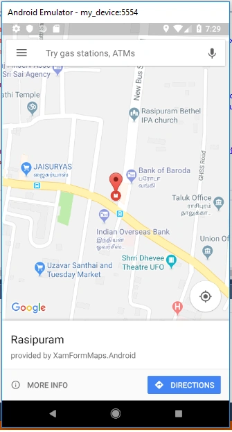 Open A Specific Location Using Maps In Xamarin Forms Application Using Xamarin Essentials For Android And UWP