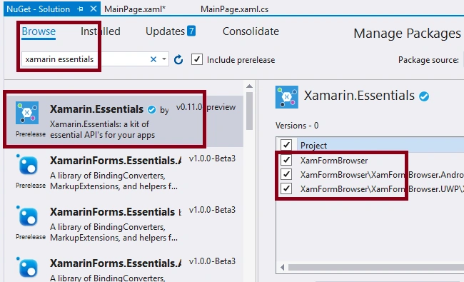 Open A Web Link With Default Browser In Xamarin Forms Application Using Xamarin Essentials For Android And UWP