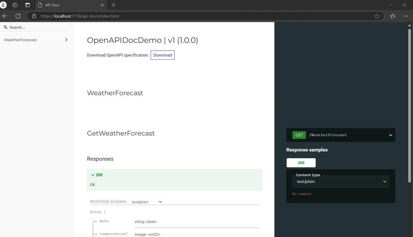 ReDoc API