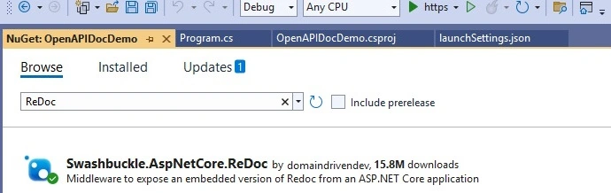 Nuget package