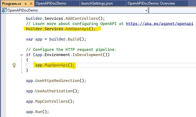 OpenAPI support