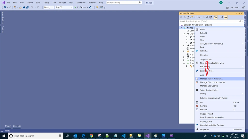 OpenAPI/ Swagger Using NSwag And ASP.NET Core 2.1