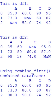 Operations On Dataframe