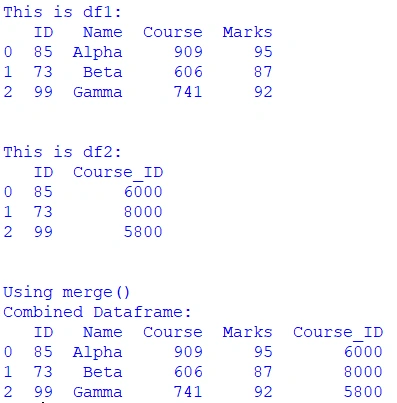 Operations On Dataframe