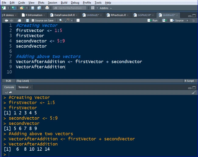Vector in R