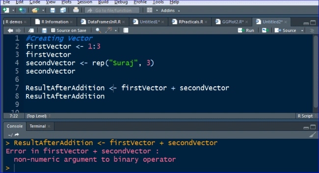Vector in R