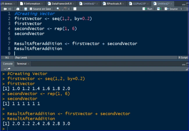 Vector in R