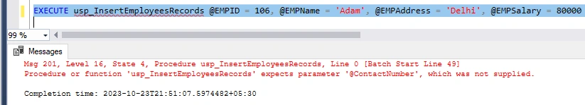 QueryError