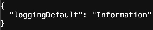 Logging Default